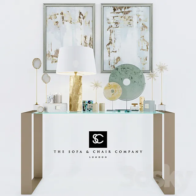 HIRST CONSOLE and DECOR (SC) 3DModel