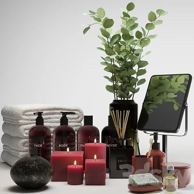 H&M Bathroom set 3DModel