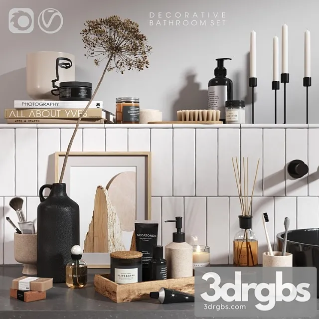 HM Bathrooms Decor 2 1 3D Model Free