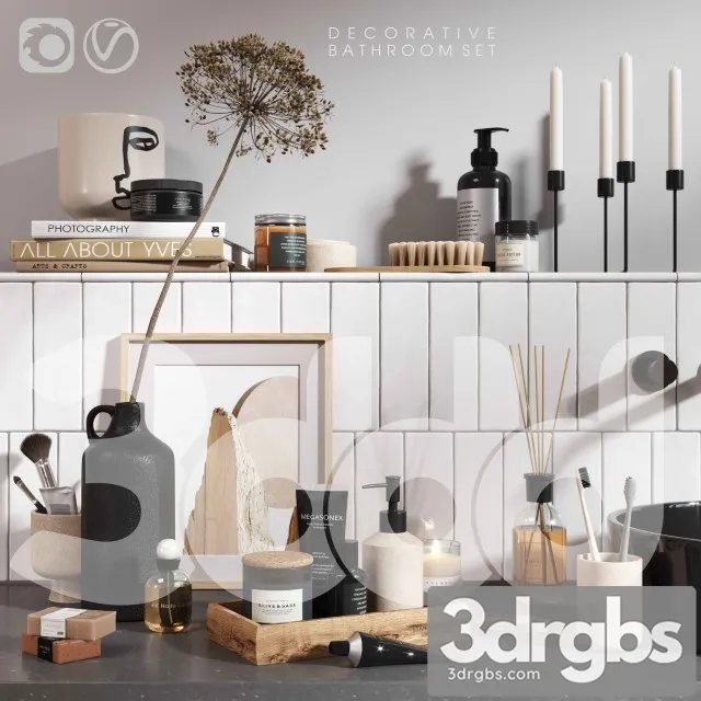 H&M Bathroomsdecor 3D Model Free