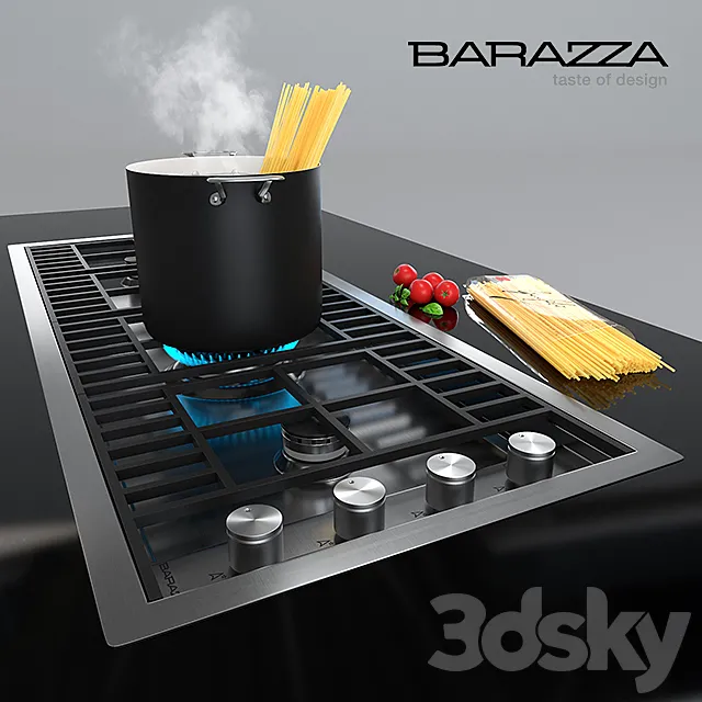 hob by Barazza - 1PLB3T - Spaghetti 3D Model