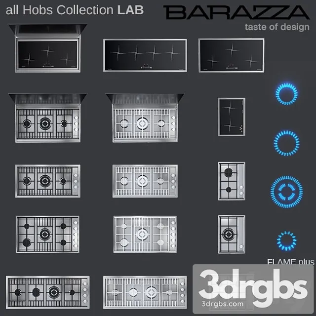 Hob By Barazza Full Lab Collection 3D Model Free