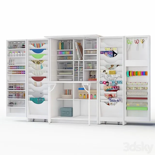 Hobby cupboard 3D Model