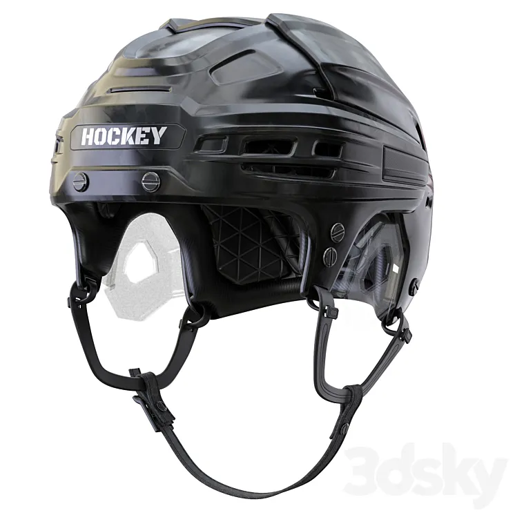 HOCKEY Helmet 3D Model Free