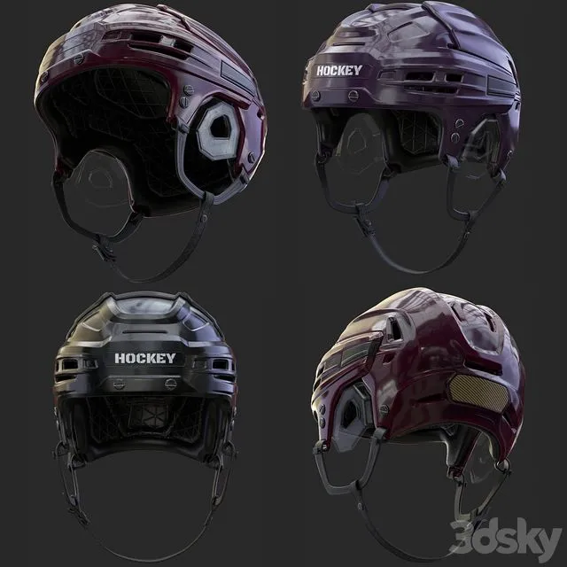 HOCKEY Helmet 3D Model