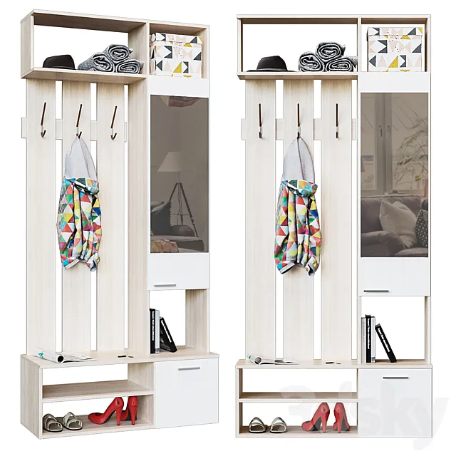 hoff hoff Hallway Milan 3D Model