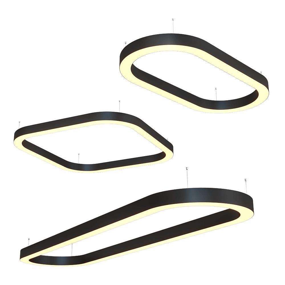 HOKASU - Modular lamp Frame-R 3D Model