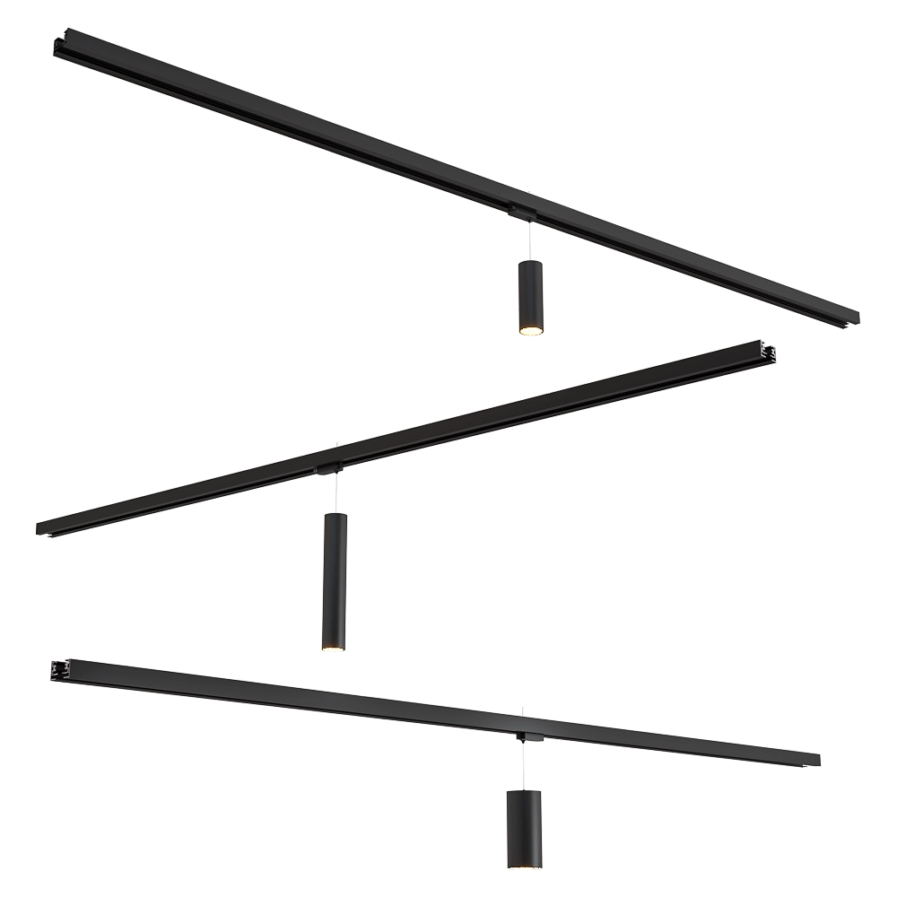 HOKASU - Track light Tube Hang TR2 3D Model