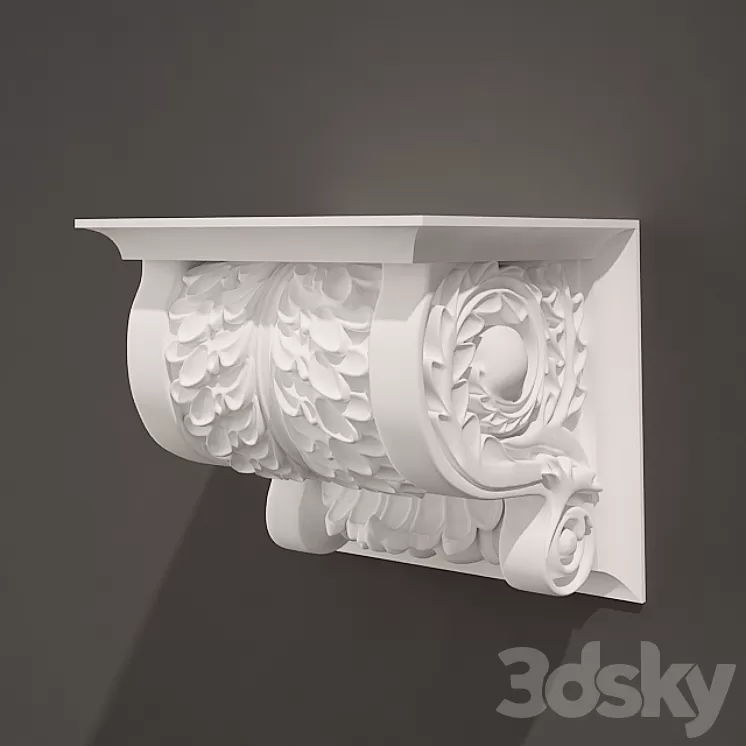 Holder Antique Style 0.2 3D Model