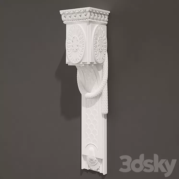 Holder Antique Style 4117 3D Model