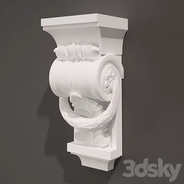 Holder Antique Style 4168 3D Model