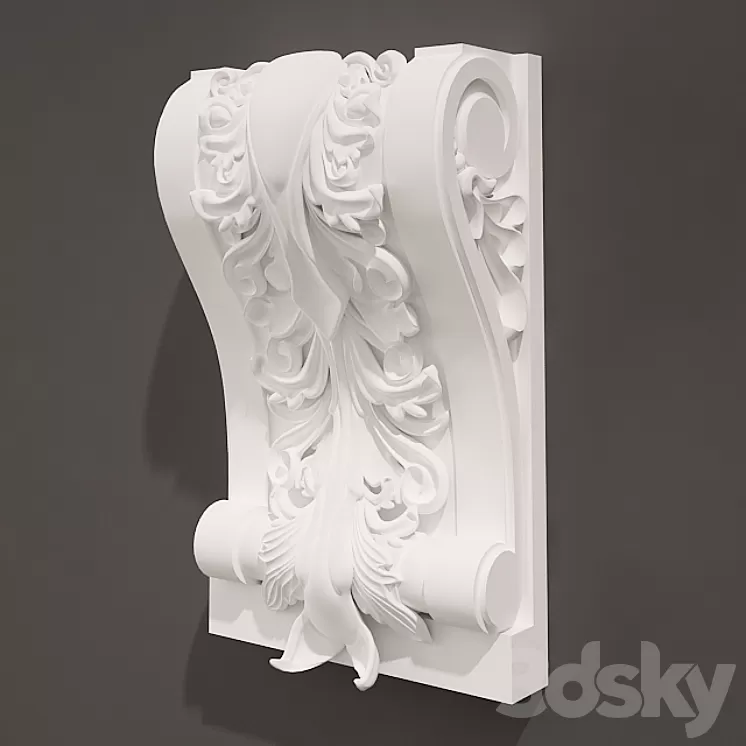 Holder Antique Style 4182 3D Model