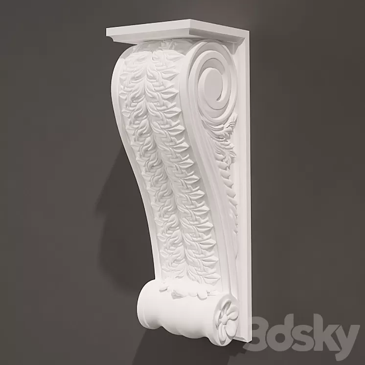 Holder Antique Style 4373 3D Model