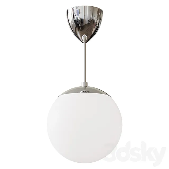 HÖLJES HOLES Ceiling lamp white 3D Model