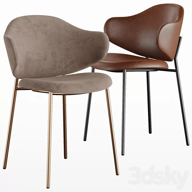 Holly chair Calligaris 3D Model