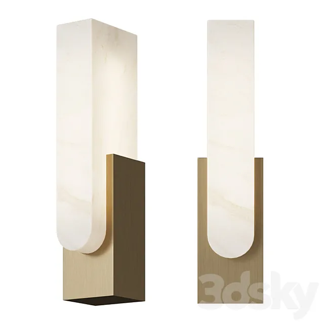 HOLLY HUNT Agatha LED Wall Sconce 3DModel