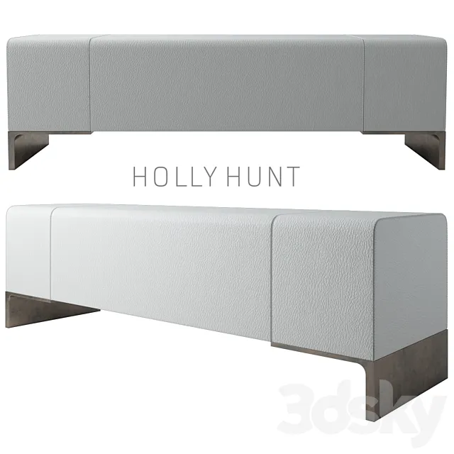 Holly Hunt Arakan Bench 3DModel