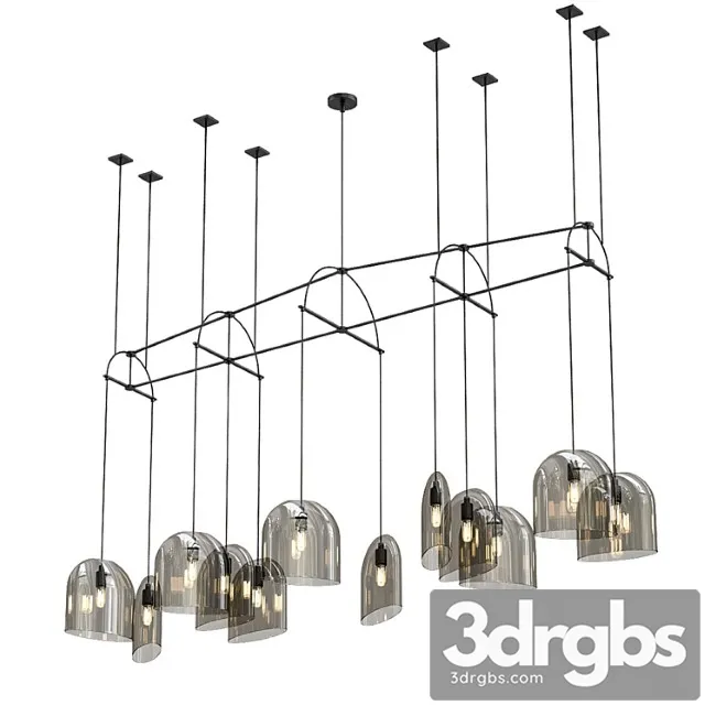 Holly hunt bow chandelier 3D Model Free
