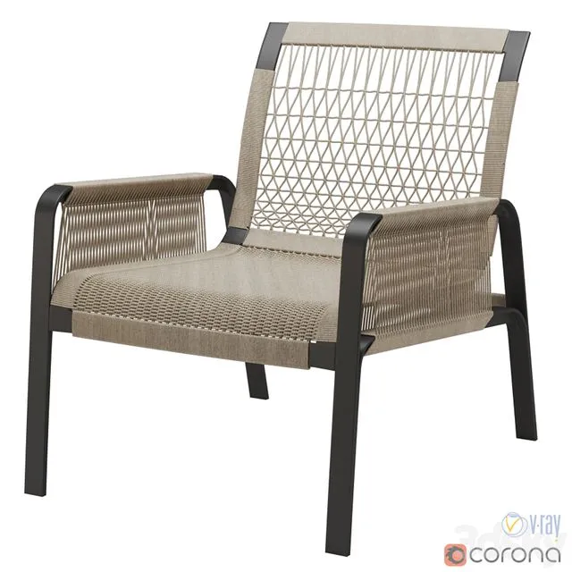 Holly Hunt Caracal Lounge chair 3D Model