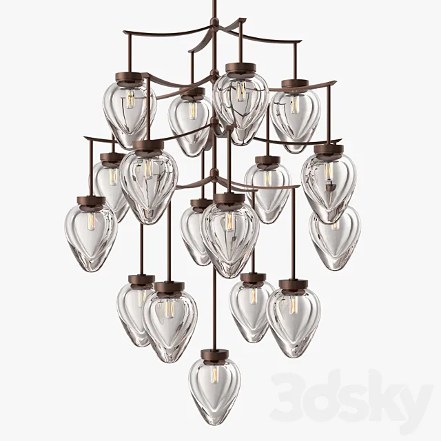 Holly Hunt - Chamber chandelier 3D Model