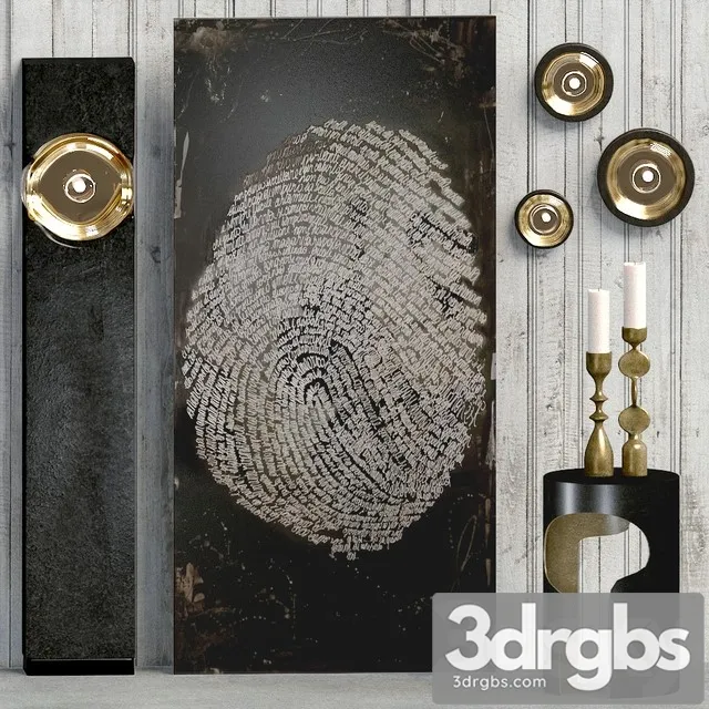 Holly Hunt Decorative 3D Model Free