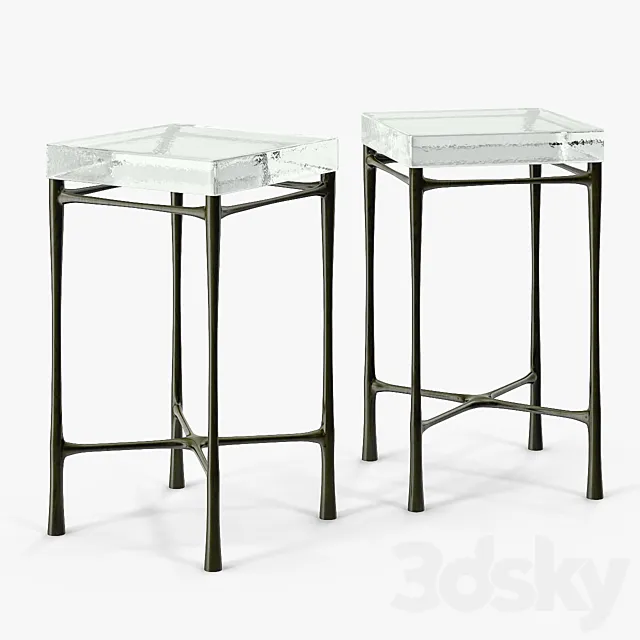 Holly Hunt Highline Drink Table 3D Model