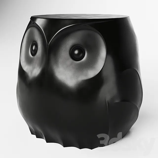 Holly Hunt Mister Owl Side Table 3DModel