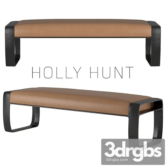 Holly hunt sabina bench 2 3D Model Free