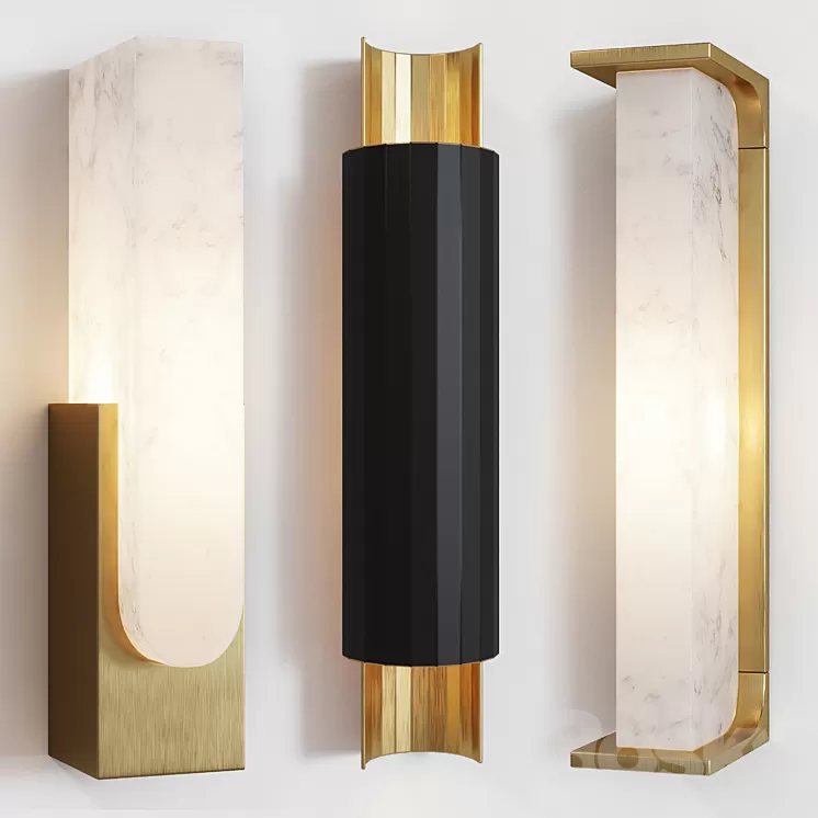 Holly Hunt set SCONCE 3D Model