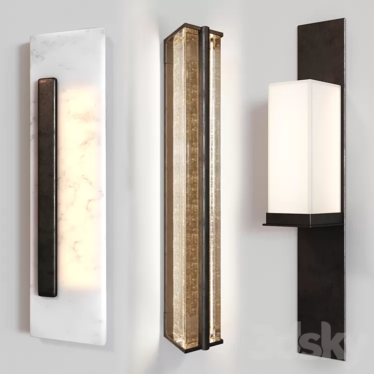 Holly Hunt set Sconce 4 3D Model