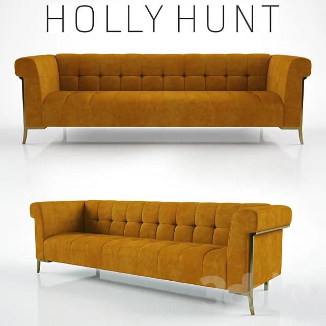 Holly Hunt Sheffield sofa 3D Model
