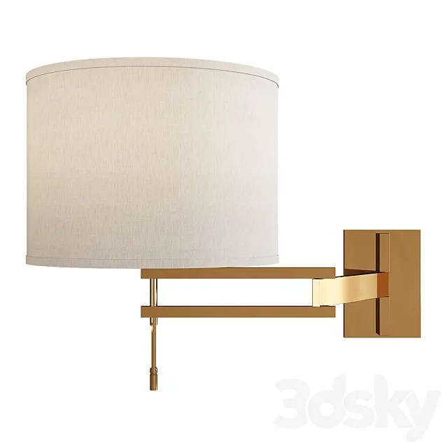 Holly hunt signature swing arm sconce 3DModel