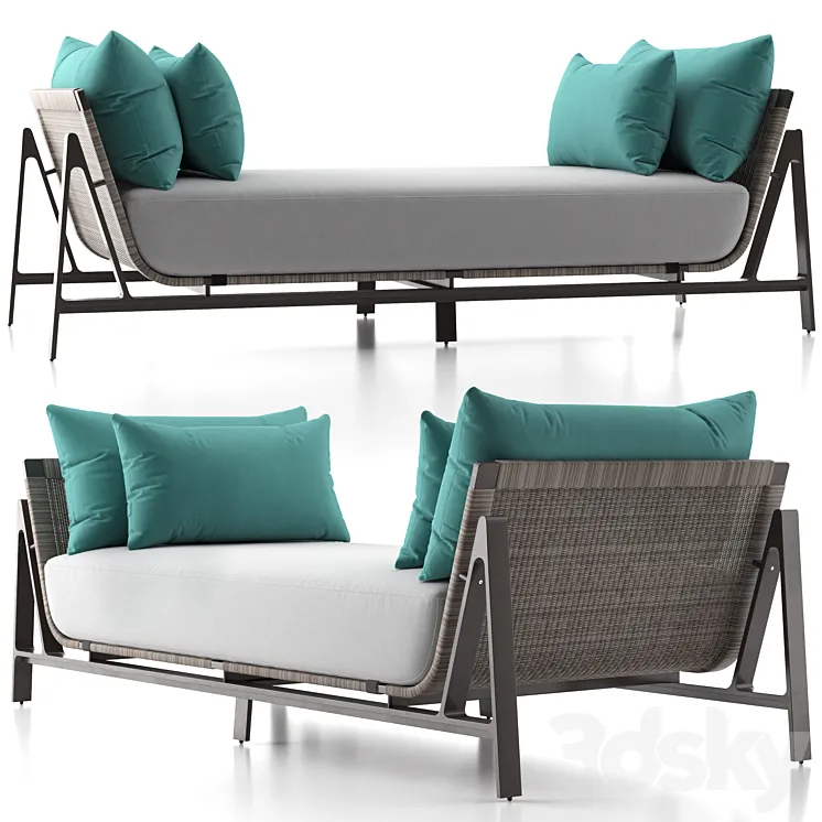 Holly Hunt Sofa Manta Ray 3D Model Free