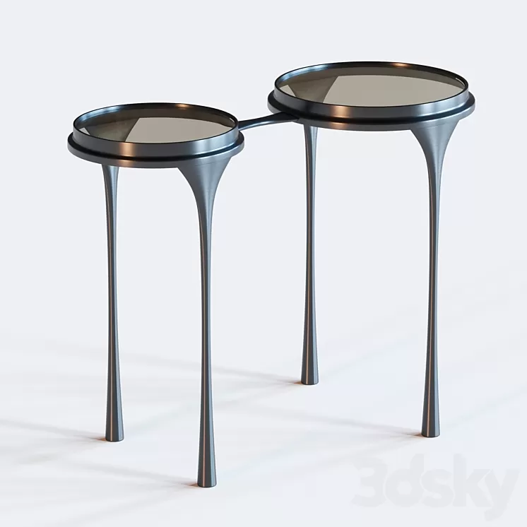 Holly Hunt Spectacles Side Table 3D Model