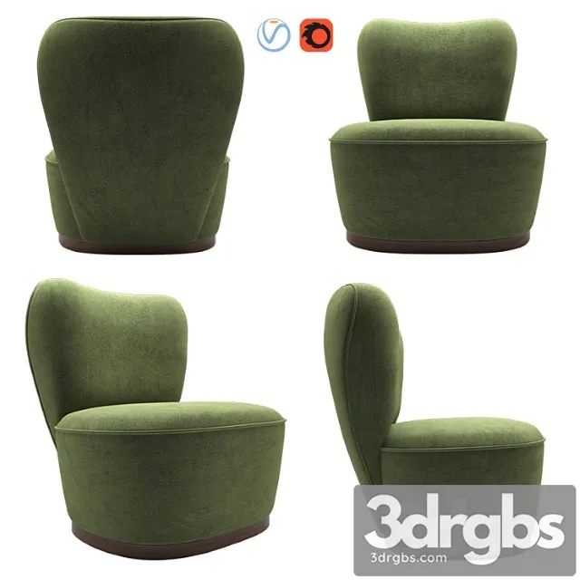 Holly hunt vladimir kagan fire side chair on plinth