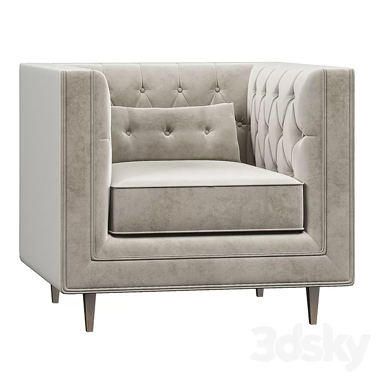 Hollywood chair 3D Model Free