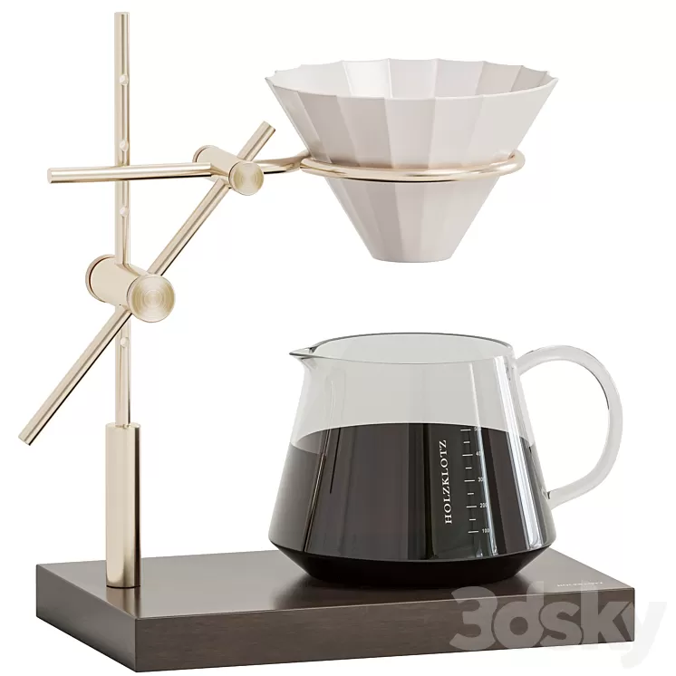HOLZKLOTZ COFFEE DRIPPER 3D Model Free