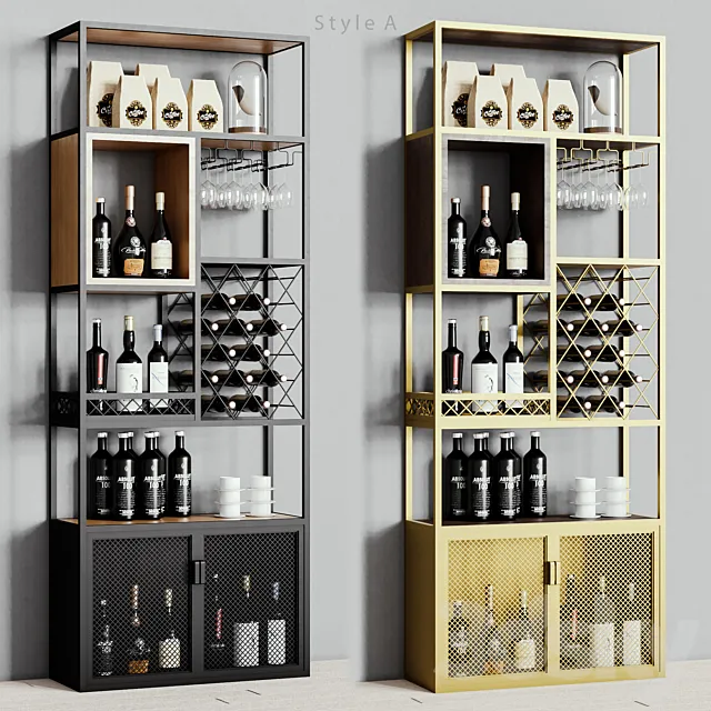 Homary Industrial Rack 3DModel