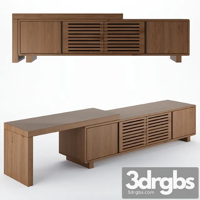 Homary Japandi 63 To 83 3D Model Free