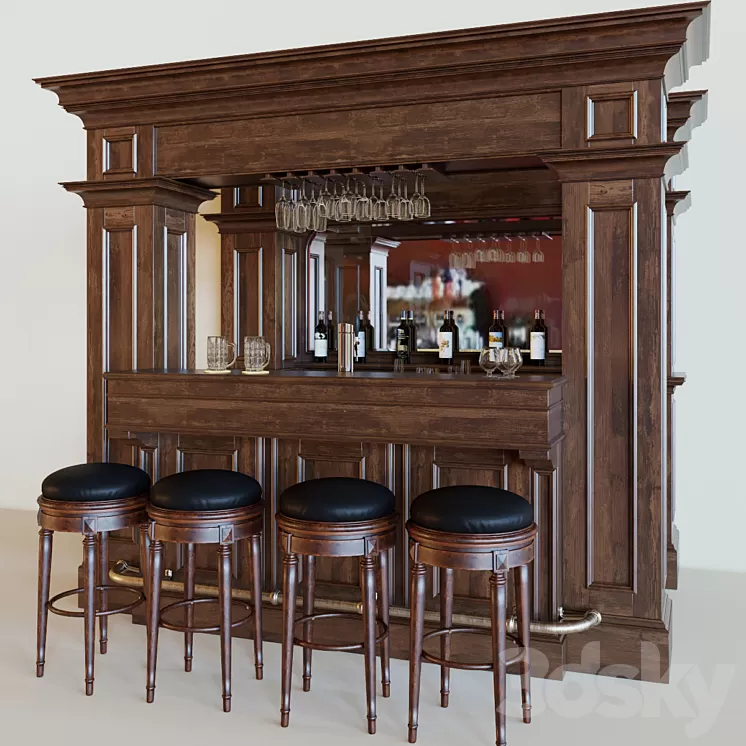 Home Bar 3D Model