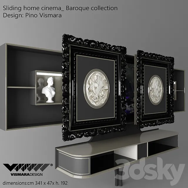 Home cinema VISMARA design 3D Model