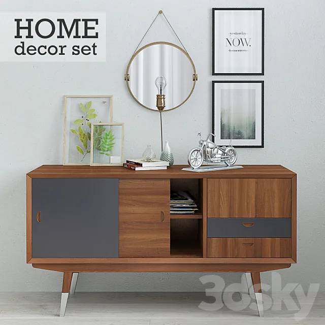 Home decor set 3DModel