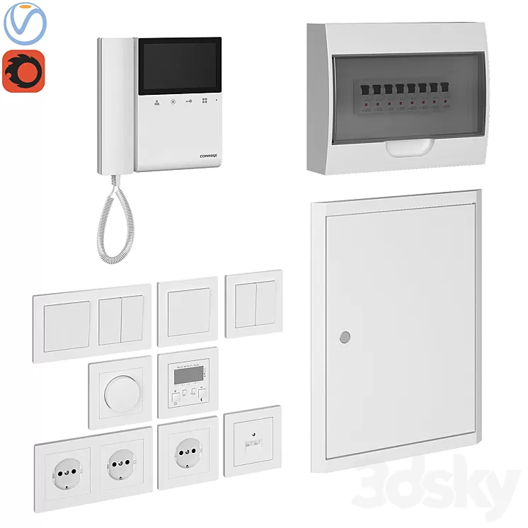 Home electrification 3D Model