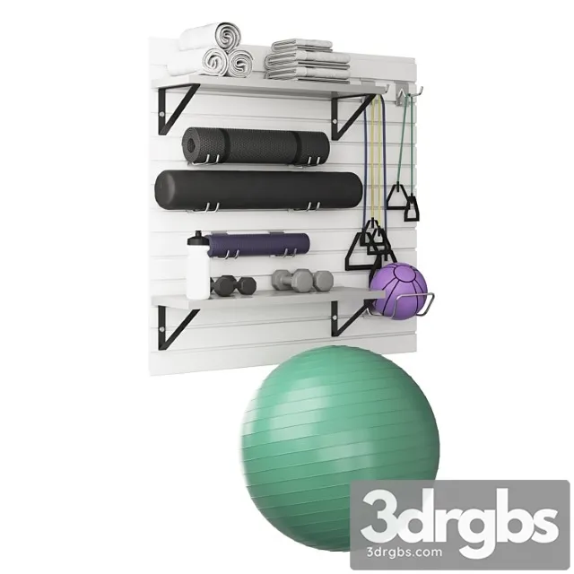 Home Fitness Set White Free Download