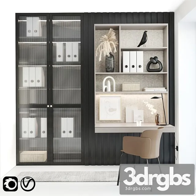 Home Office 01 3D Model Free