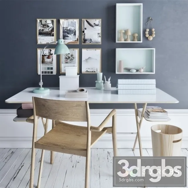 Home Office 3D Model Free