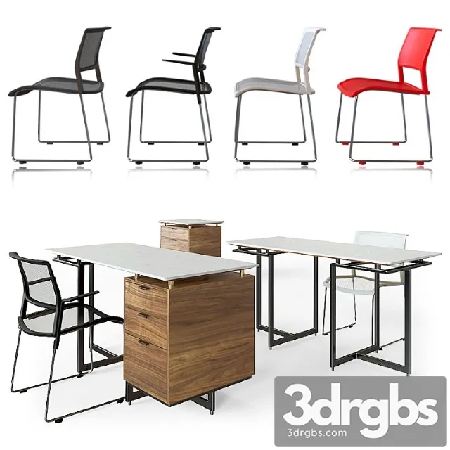 Home office from ub2 axona aichi 2 3D Model Free