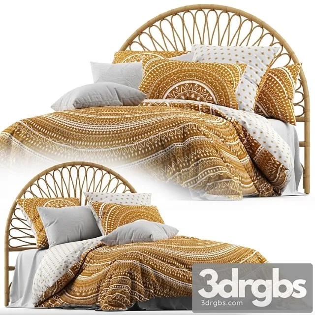 Home Republic Karma Quilted Cinnamon Quilt Cover 1 3D Model Free