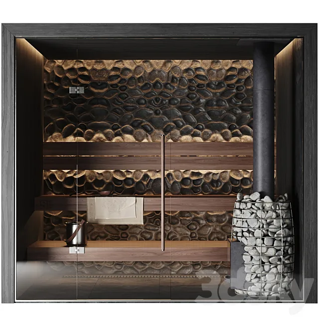 Home sauna 3D Model