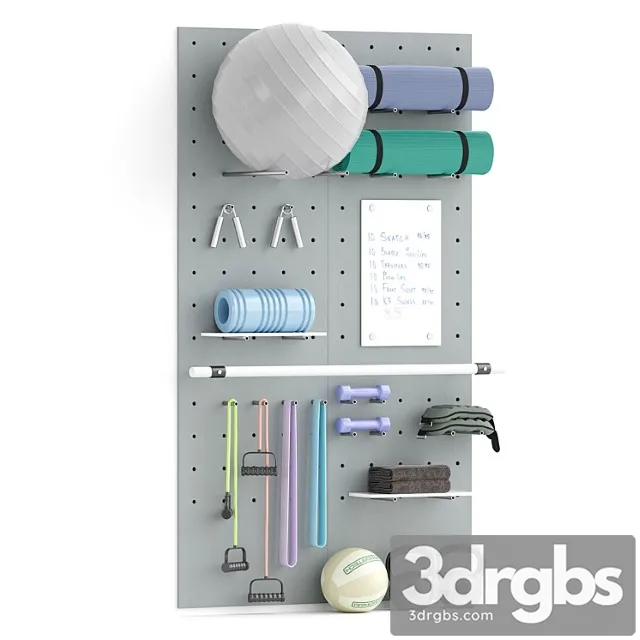 Home Sport Equipment 3D Model Free